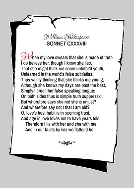 Shakespeare Sonnet 138