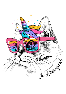 Cute Cat Unicorn Meowy