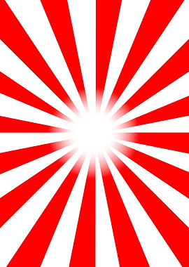 Red And White Bright Ray