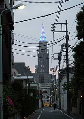 NTT Docomo Yoyogi at Dusk