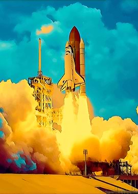 Space shuttle launch