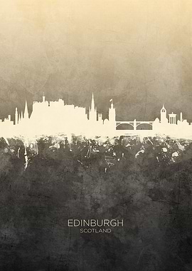 Edinburgh Scotland Skyline