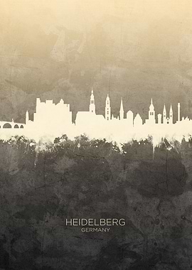 Heidelberg Germany Skyline