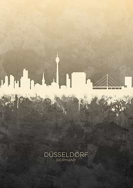 Dusseldorf Germany Skyline