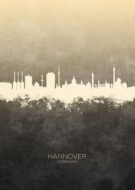 Hannover Germany Skyline