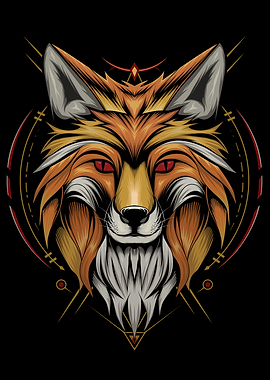fox animal face