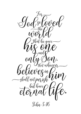 John 3:16 NIV