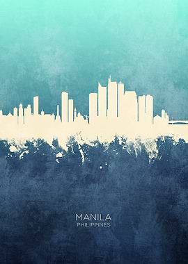 Manila Philippines Skyline