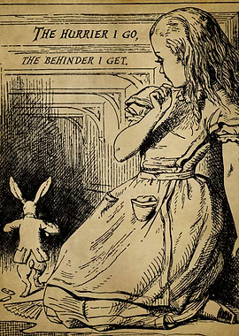 Alice and White Rabbit