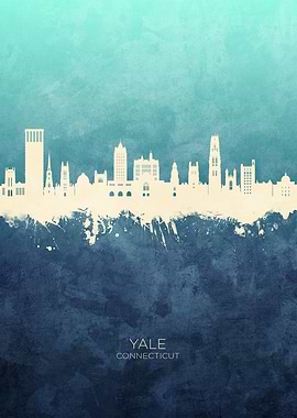 Yale Connecticut Skyline