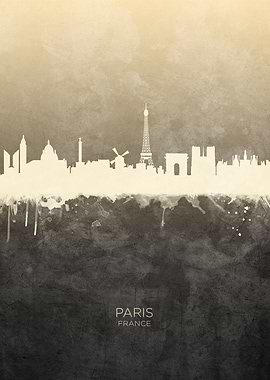 Paris France Skyline