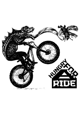 Frog on a mountain bike