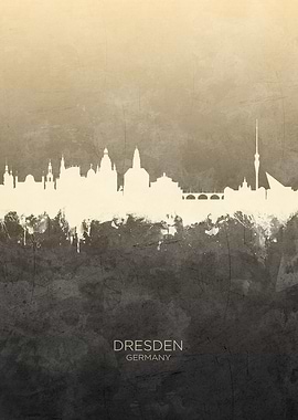Dresden Germany Skyline
