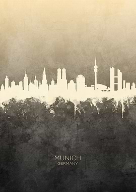 Munich Germany Skyline