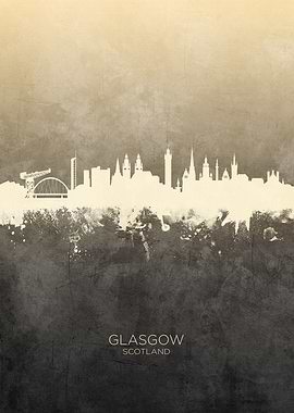 Glasgow Scotland Skyline