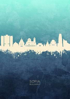 Sofia Bulgaria Skyline