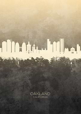 Oakland California Skyline