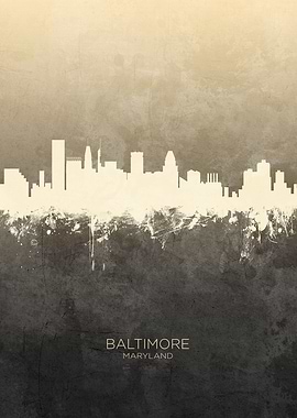 Baltimore Maryland Skyline