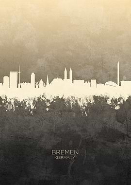 Bremen Germany Skyline