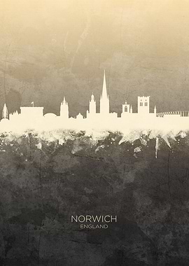Norwich England Skyline