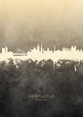 Newcastle England Skyline