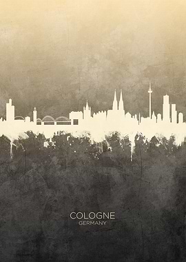 Cologne Germany Skyline