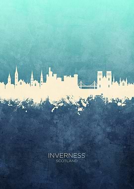 Inverness Scotland Skyline