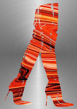 High Heels Watercolor