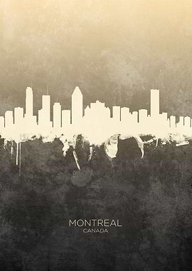 Montreal Canada Skyline