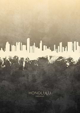 Honolulu Hawaii Skyline