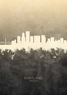 Portland Oregon Skyline