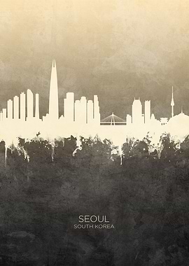 Seoul South Korea Skyline
