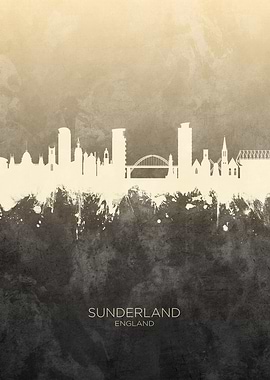 Sunderland England Skyline