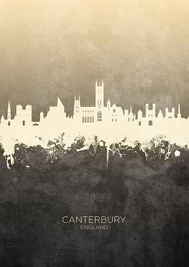 Canterbury England Skyline