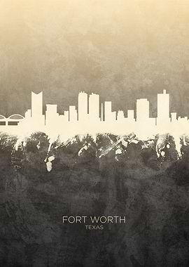 Fort Worth Texas Skyline