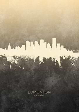 Edmonton Canada Skyline