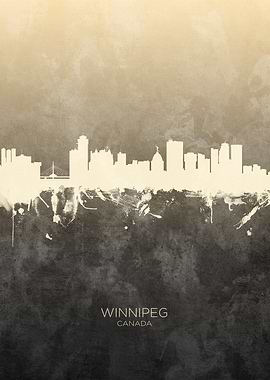 Winnipeg Canada Skyline
