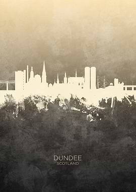 Dundee Scotland Skyline