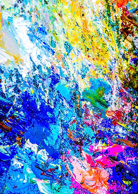 Colorful Paint Abstract