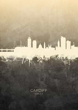 Cardiff Wales Skyline