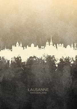 Lausanne Skyline