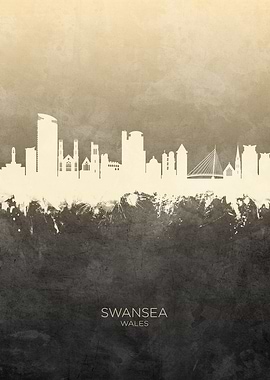 Swansea Wales Skyline