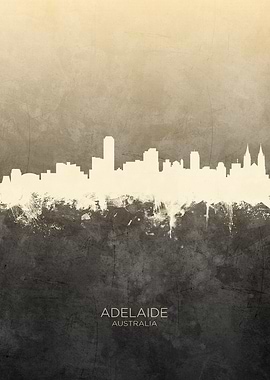 Adelaide Australia Skyline