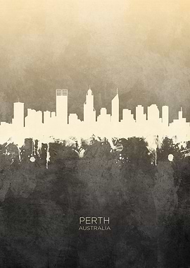 Perth Australia Skyline