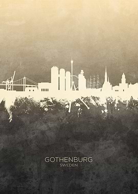 Gothenburg Sweden Skyline
