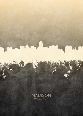 Madison Wisconsin Skyline