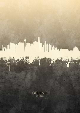 Beijing China Skyline