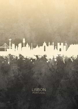 Lisbon Portugal Skyline
