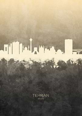 Tehran Iran Skyline