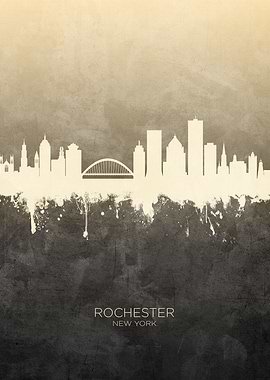 Rochester New York Skyline